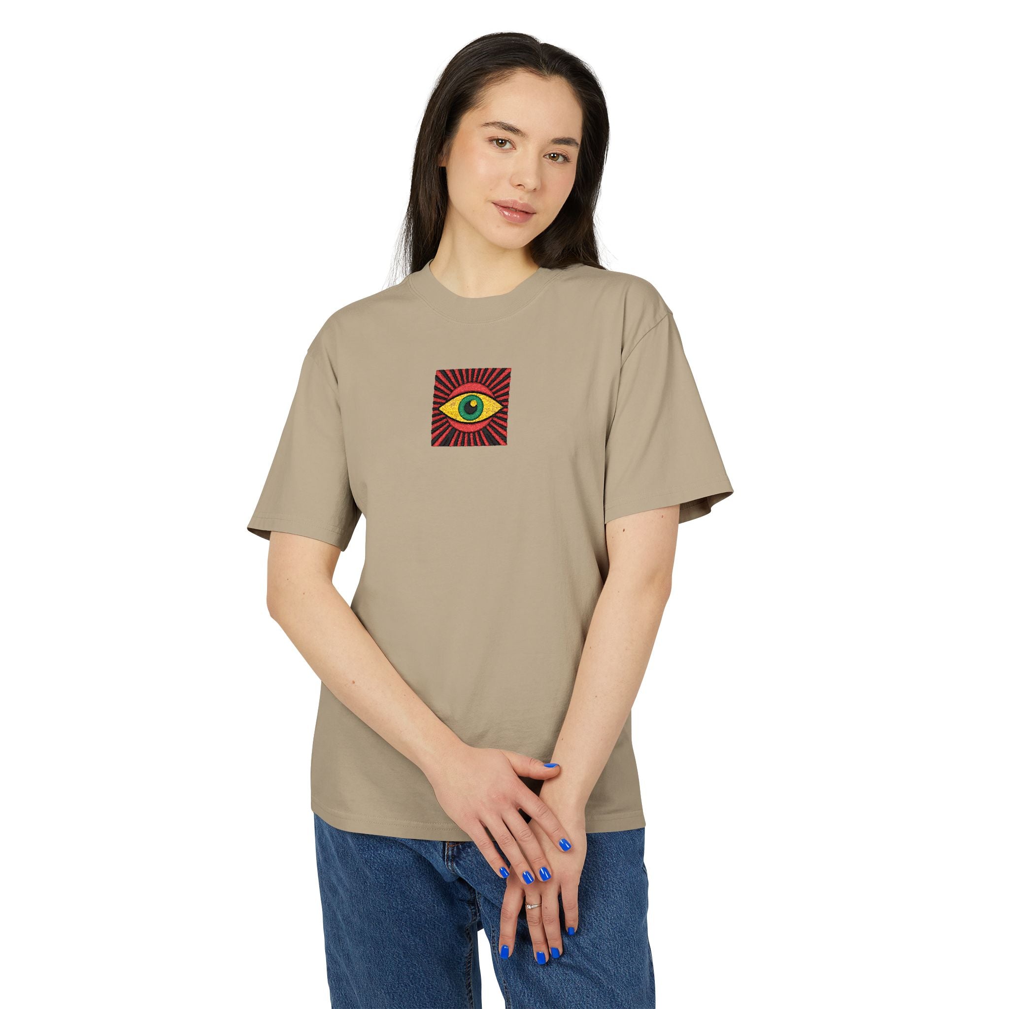 Retro Pixel Portrait Tee — Vintage Pop Art Graphic T-Shirt