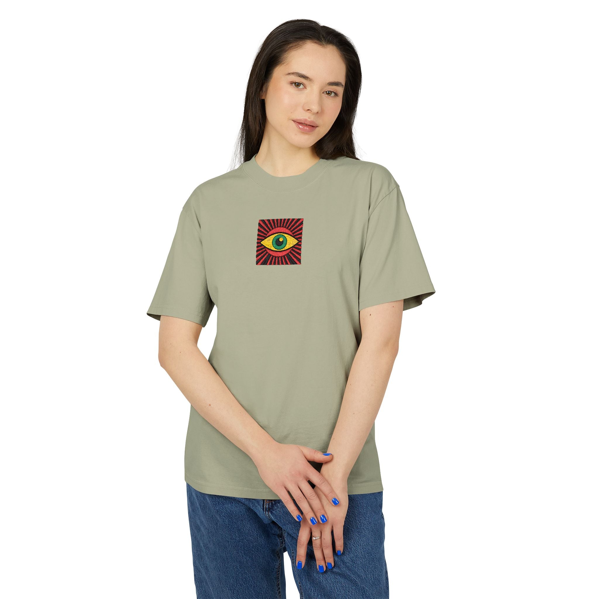 Retro Pixel Portrait Tee — Vintage Pop Art Graphic T-Shirt