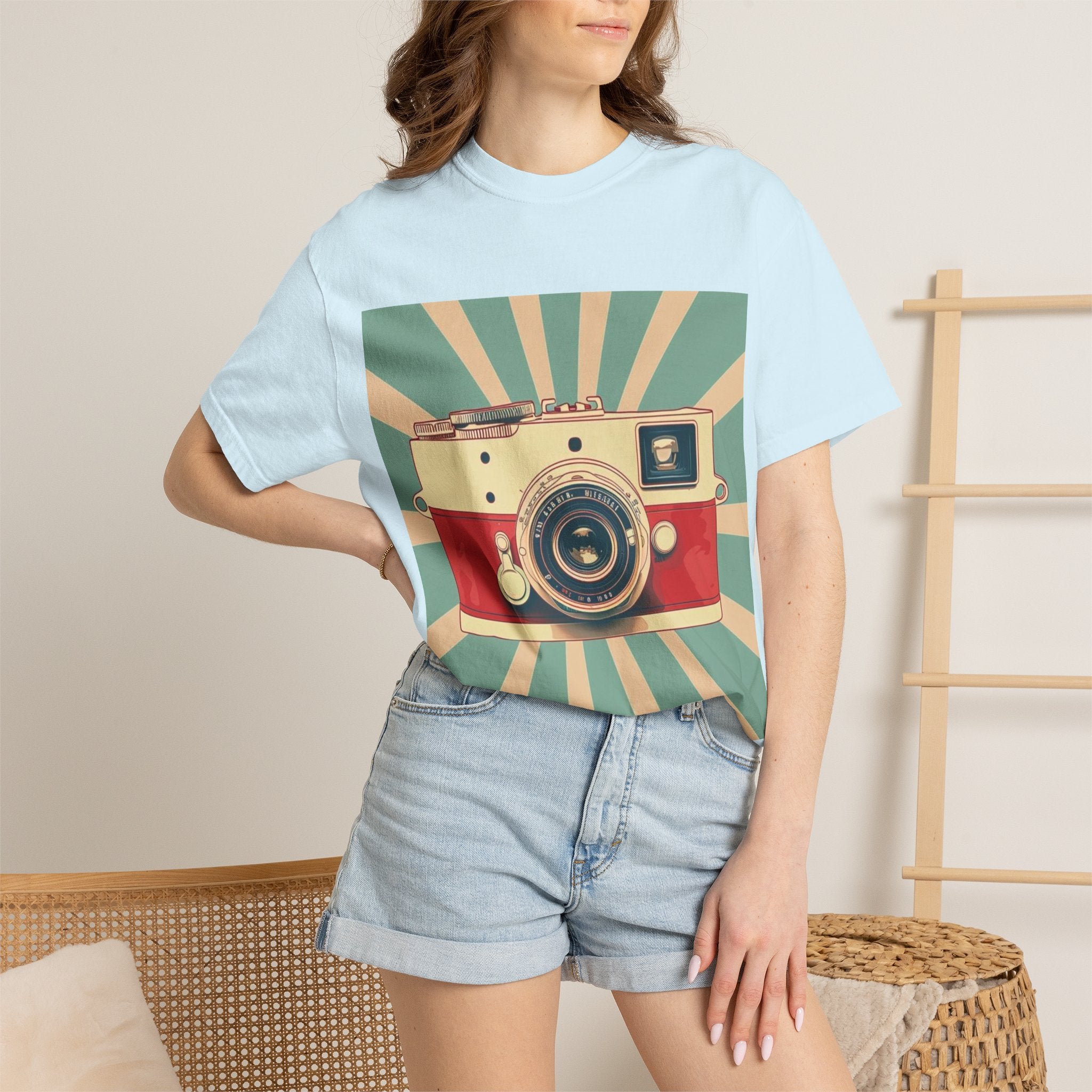 Vintage Camera T-Shirt — Retro Photography Graphic Tee