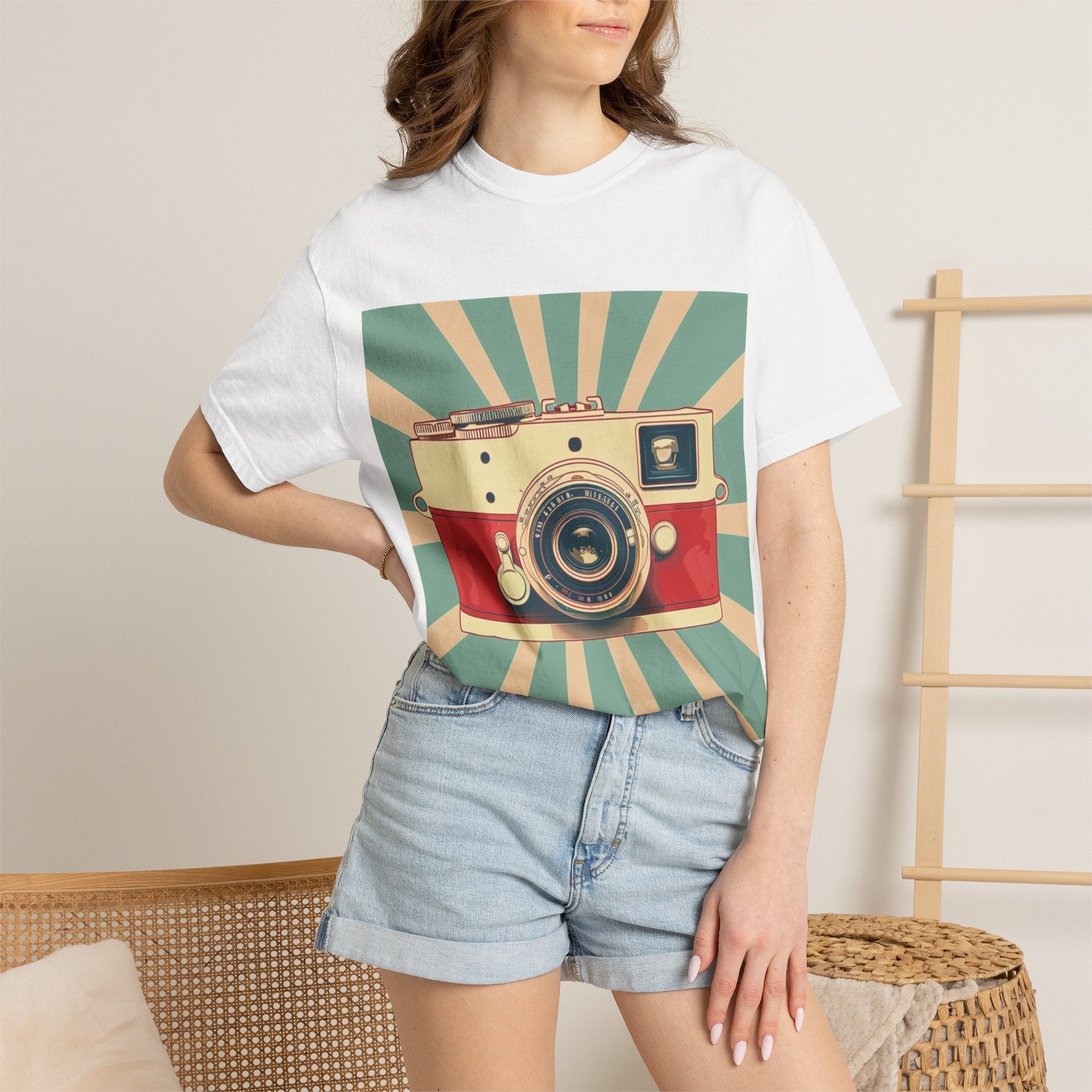 Vintage Camera T-Shirt — Retro Photography Graphic Tee