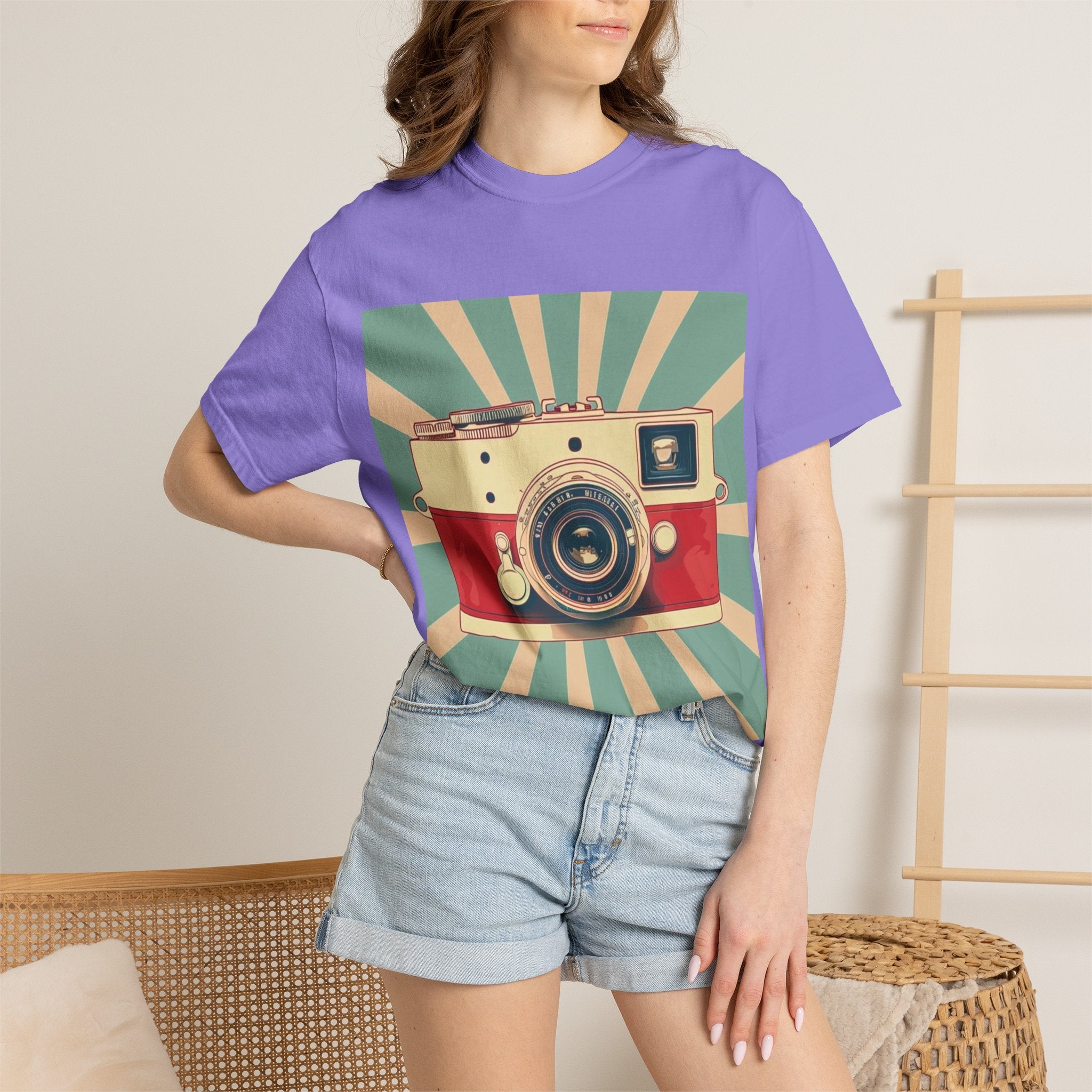 Vintage Camera T-Shirt — Retro Photography Graphic Tee