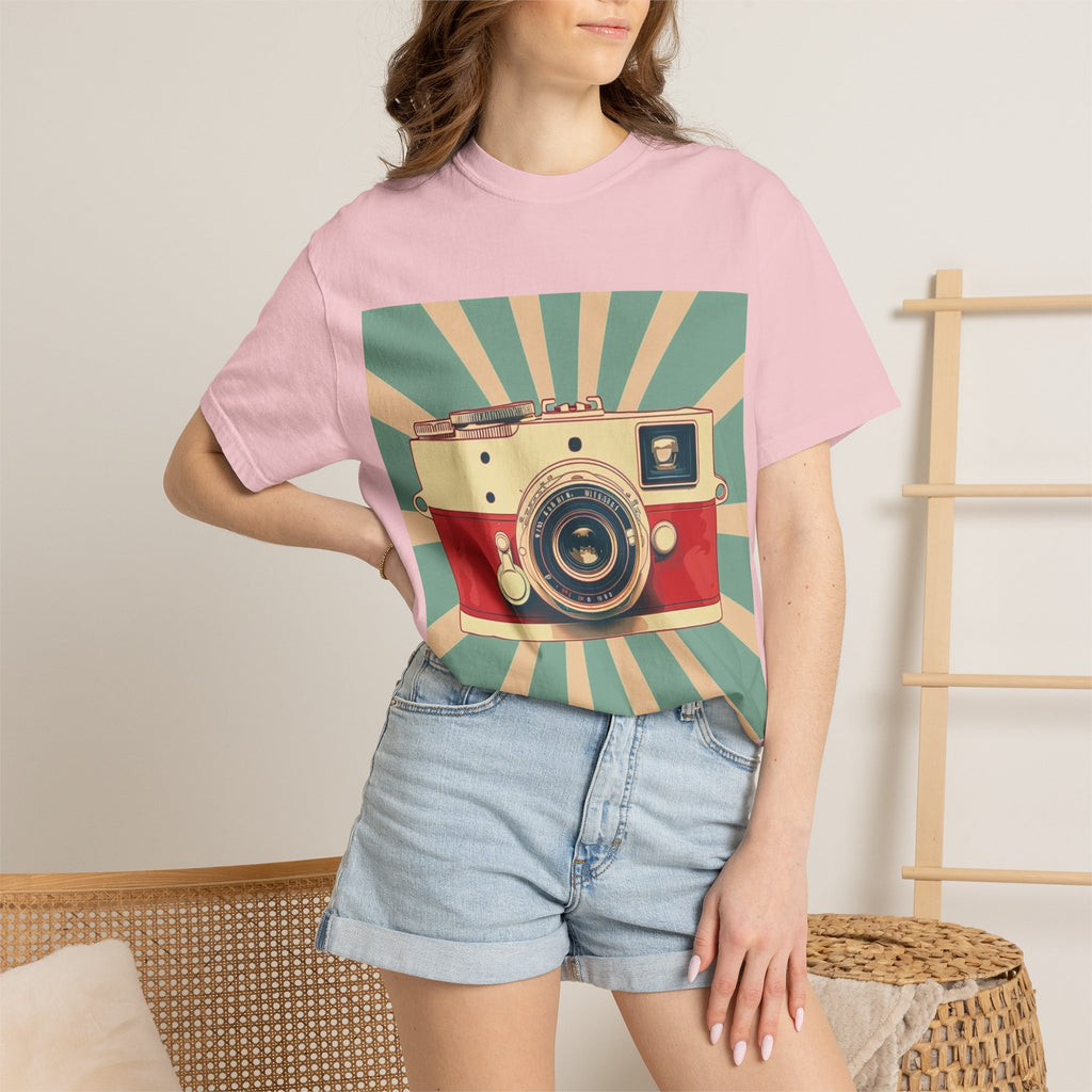 Vintage Camera T-Shirt — Retro Photography Graphic Tee