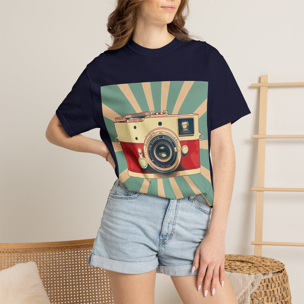 Vintage Camera T-Shirt — Retro Photography Graphic Tee