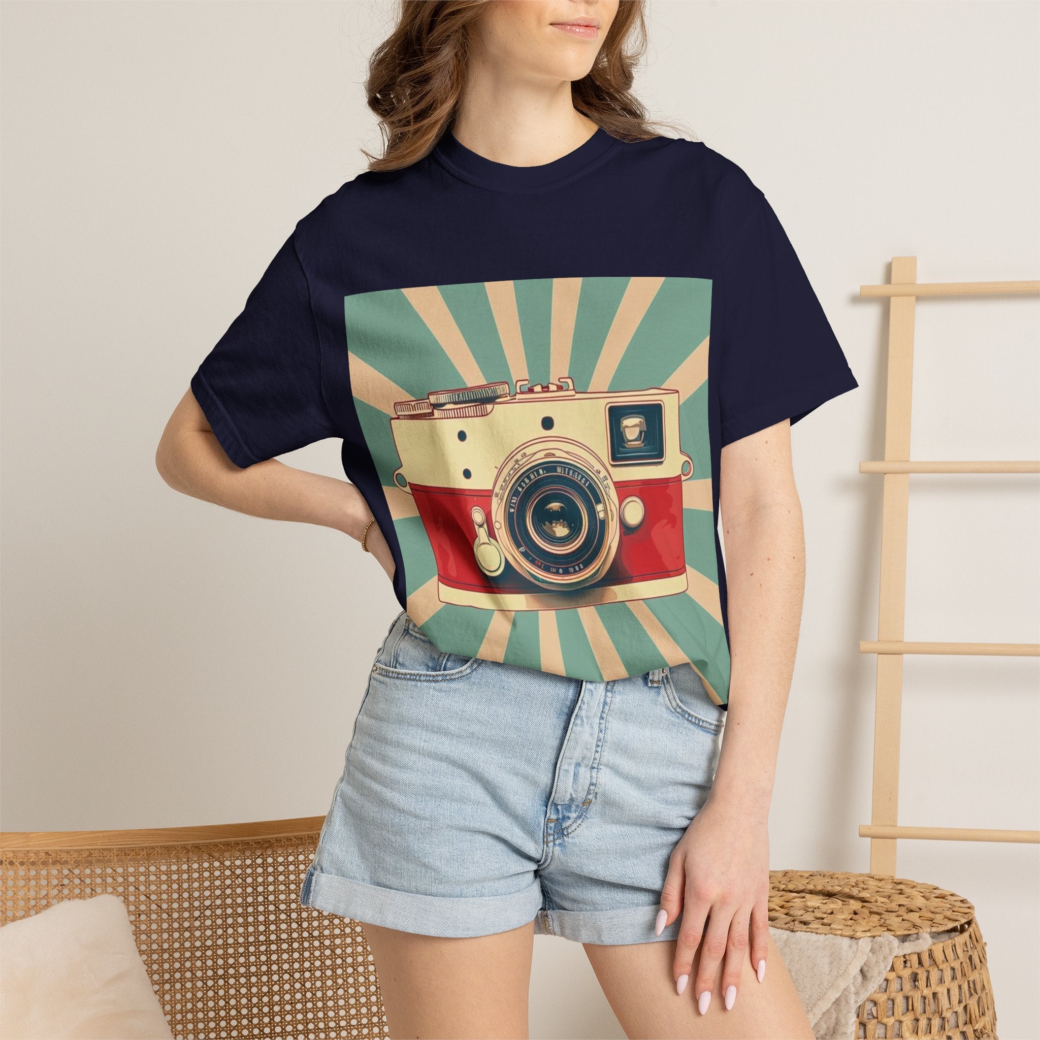 Vintage Camera T-Shirt — Retro Photography Graphic Tee