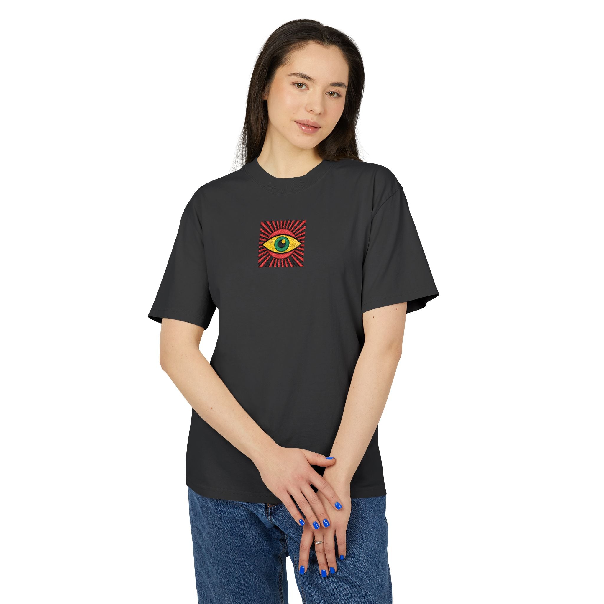 Retro Pixel Portrait Tee — Vintage Pop Art Graphic T-Shirt