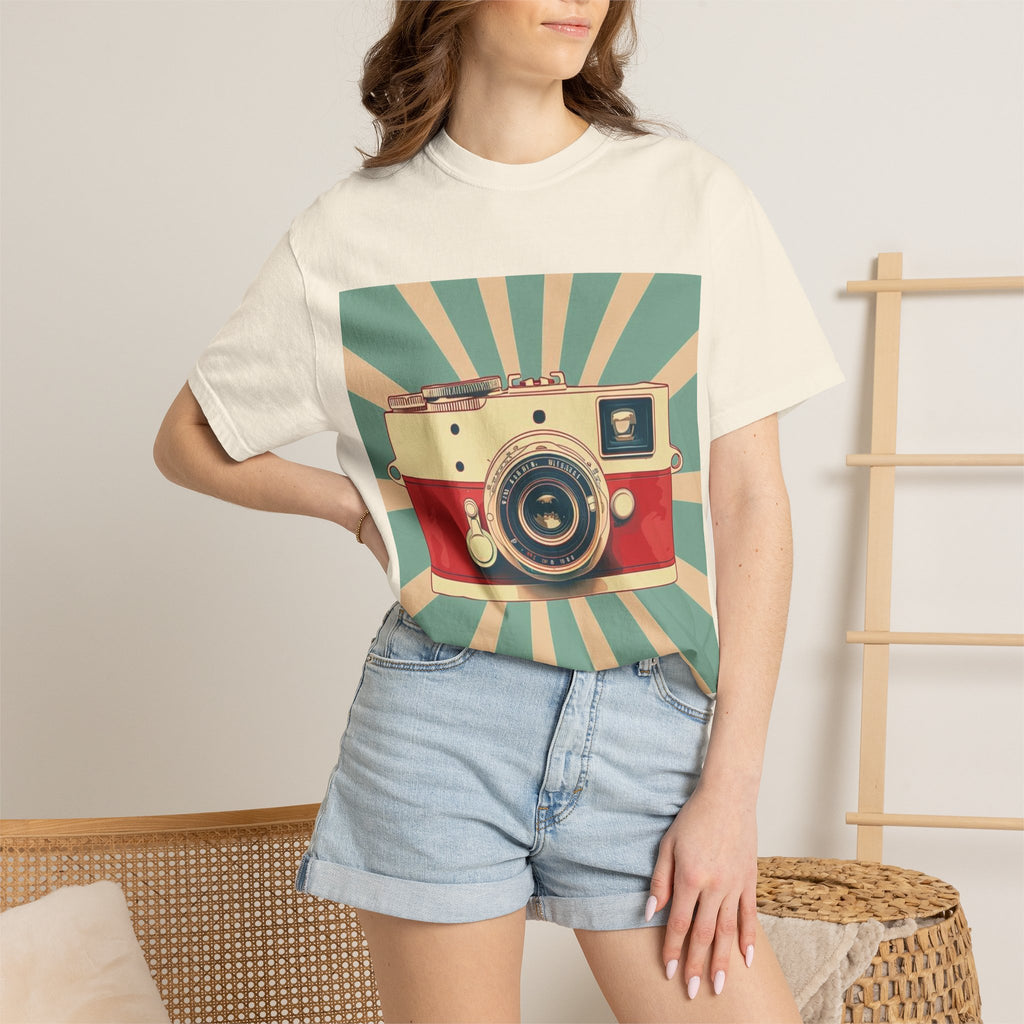 Vintage Camera T-Shirt — Retro Photography Graphic Tee
