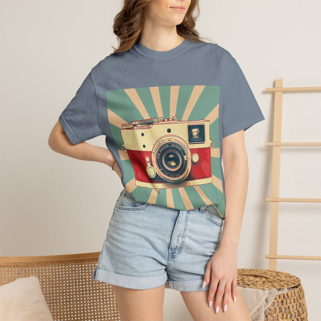 Vintage Camera T-Shirt — Retro Photography Graphic Tee