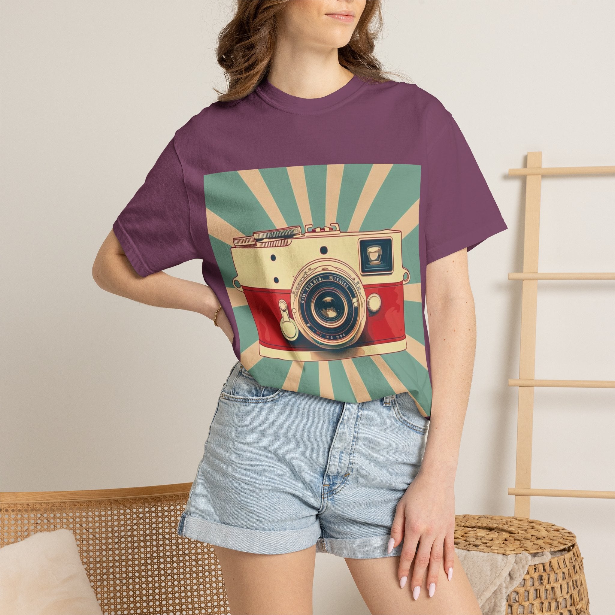 Vintage Camera T-Shirt — Retro Photography Graphic Tee