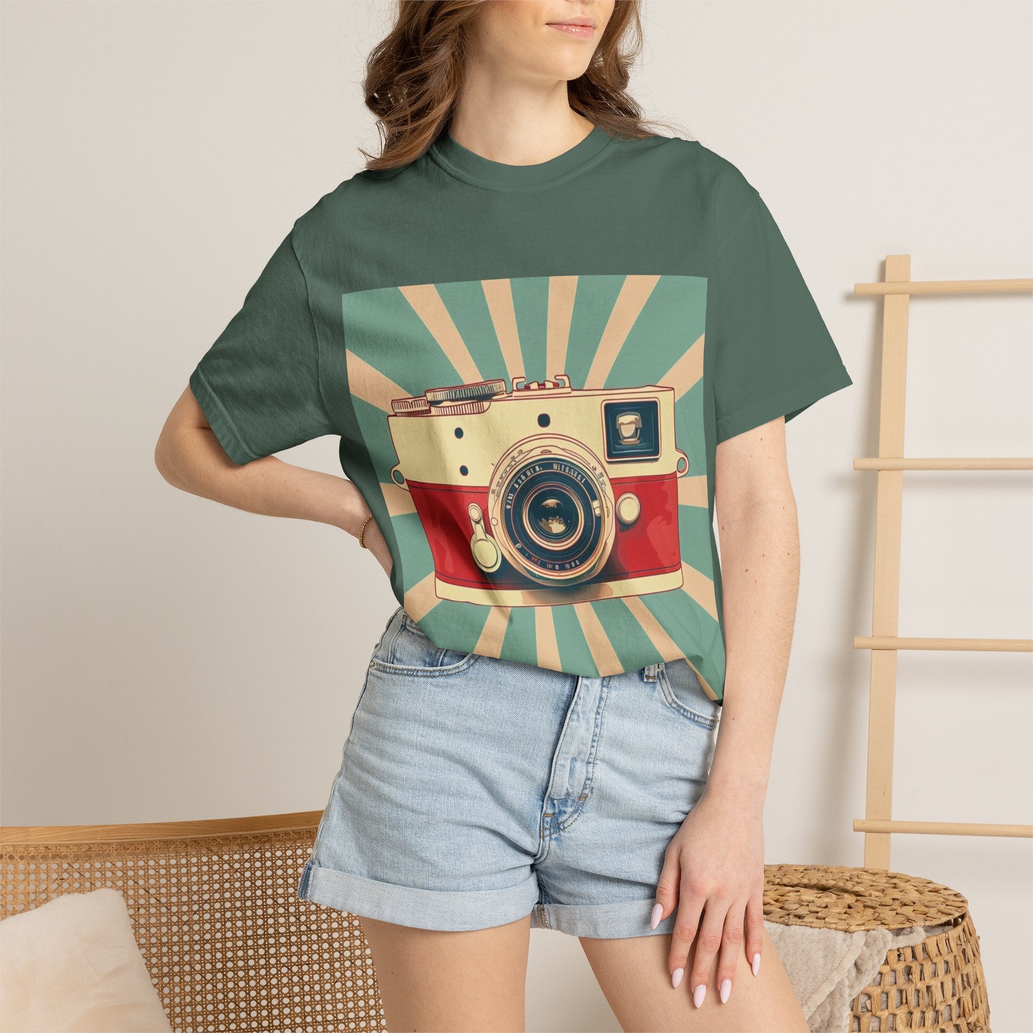 Vintage Camera T-Shirt — Retro Photography Graphic Tee